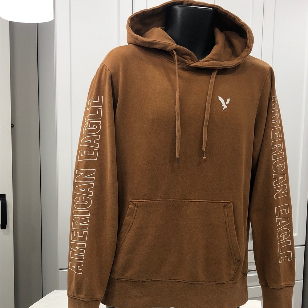 🦅American Eagle Outfitters Hoodie – Men’s Small – Brown